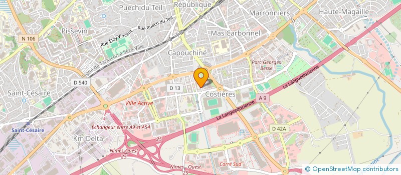 localisation de l'entreprise MONSIEUR SYLVAIN LAUDANI  NIMES