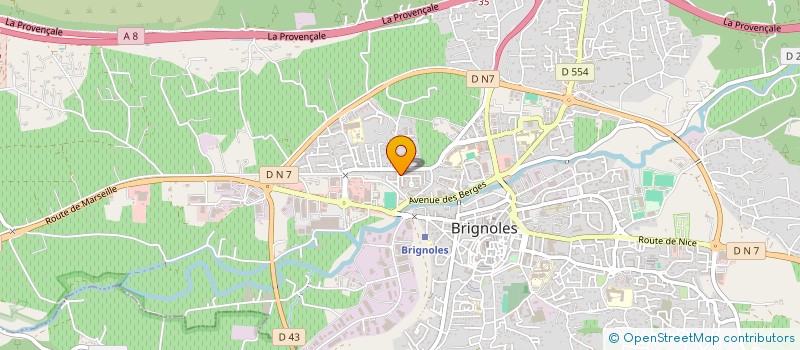 localisation de l'entreprise MONSIEUR SYLVAIN LAUGIER  BRIGNOLES