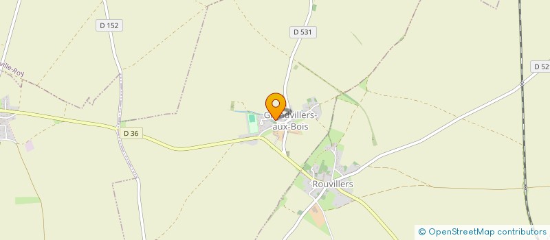 localisation de l'entreprise MONSIEUR SYLVAIN LAUX  GRANDVILLERS-AUX-BOIS