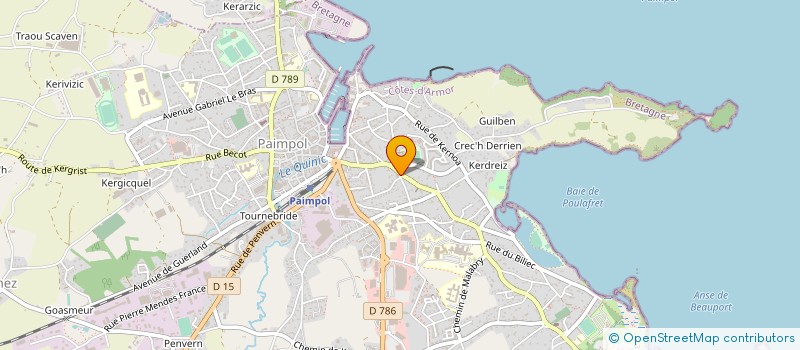 localisation de l'entreprise MONSIEUR SYLVAIN LAZZARINI  PAIMPOL