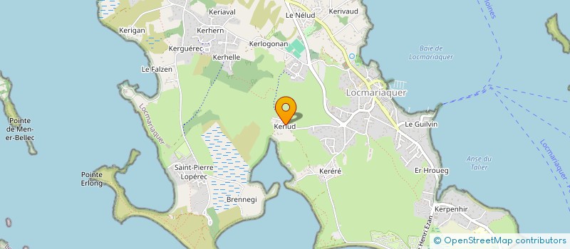 localisation de l'entreprise MONSIEUR SYLVAIN LE BARON  LOCMARIAQUER