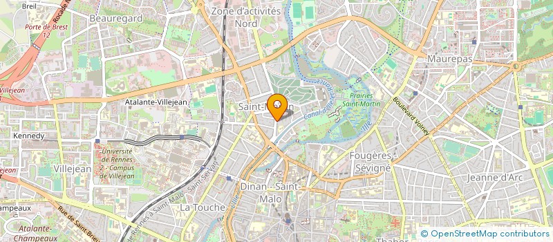 localisation de l'entreprise MONSIEUR SYLVAIN LE FLOCH  RENNES