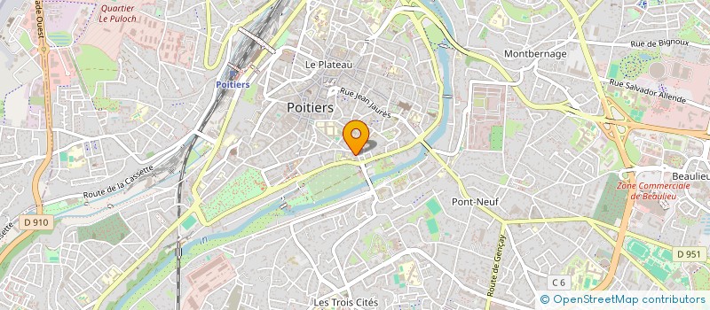 localisation de l'entreprise MONSIEUR SYLVAIN LE GALL  POITIERS