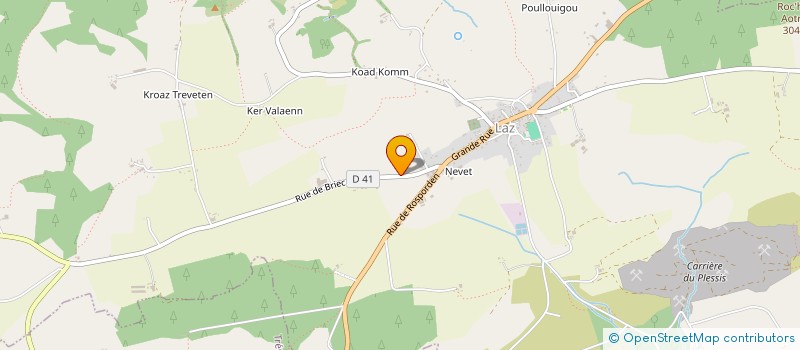 localisation de l'entreprise MONSIEUR SYLVAIN LE GUERN  LAZ