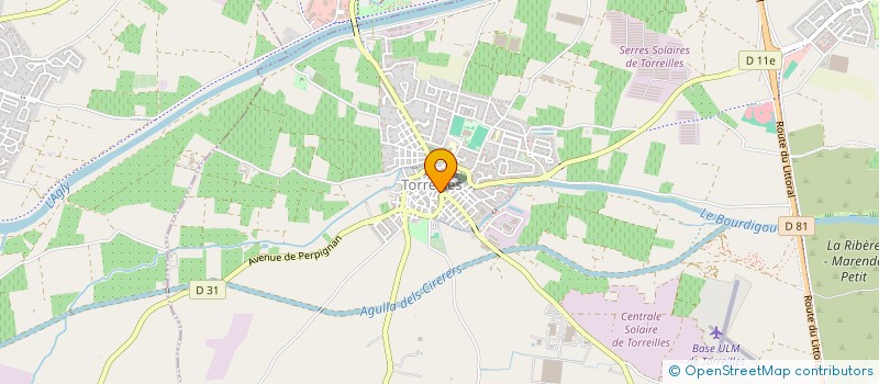 localisation de l'entreprise MONSIEUR SYLVAIN LE MARC'H  TORREILLES