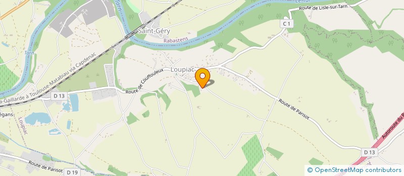 localisation de l'entreprise MONSIEUR SYLVAIN LE MOINE  LOUPIAC