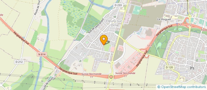 localisation de l'entreprise MONSIEUR SYLVAIN LE PONT  FLEURY-SUR-ORNE