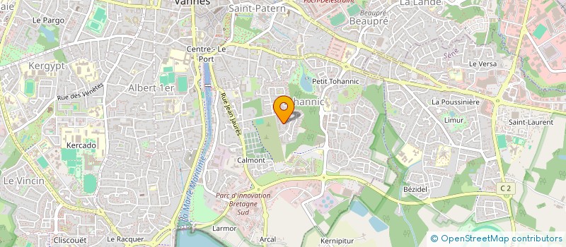 localisation de l'entreprise MONSIEUR SYLVAIN LE POTIER à VANNES