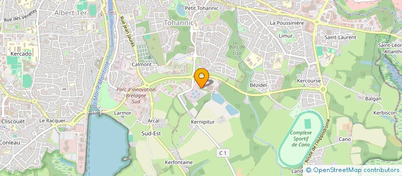 localisation de l'entreprise MONSIEUR SYLVAIN LE SENECHAL  VANNES