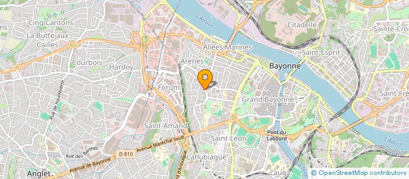 localisation de l'entreprise MONSIEUR SYLVAIN LE STUM à BAYONNE
