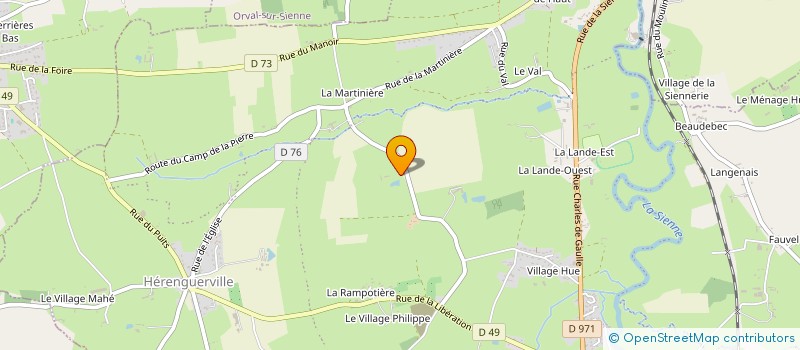 localisation de l'entreprise MONSIEUR SYLVAIN LEBOUCHER à QUETTREVILLE-SUR-SIENNE
