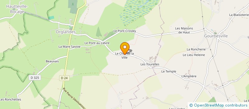 localisation de l'entreprise MONSIEUR SYLVAIN LEBRUN  ORGLANDES