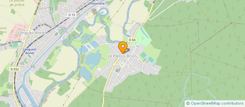 localisation de l'entreprise MONSIEUR SYLVAIN LECAS  LE PLESSIS-BRION