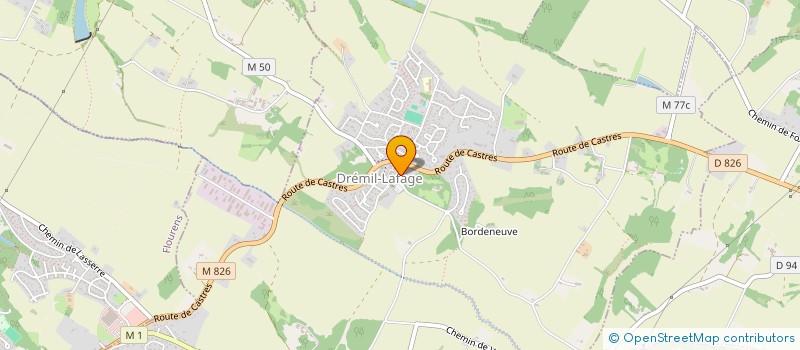 localisation de l'entreprise MONSIEUR SYLVAIN LECHENETIER  DREMIL-LAFAGE