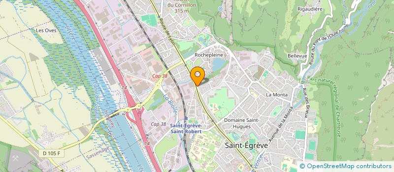 localisation de l'entreprise MONSIEUR SYLVAIN LECLERCQ  SAINT-EGREVE