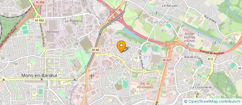 localisation de l'entreprise MONSIEUR SYLVAIN LECLERCQ  VILLENEUVE-D'ASCQ