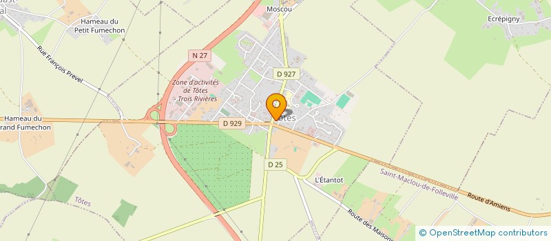 localisation de l'entreprise MONSIEUR SYLVAIN LECOMTE à TOTES