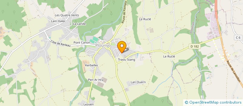 localisation de l'entreprise MONSIEUR SYLVAIN LECOQ à PLOURIVO