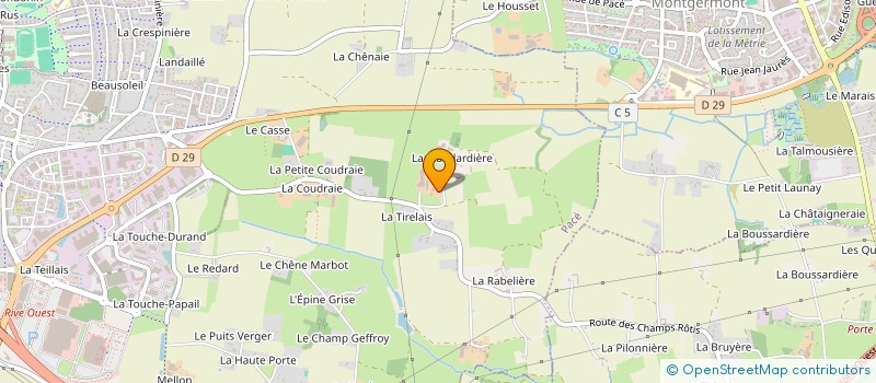 localisation de l'entreprise MONSIEUR SYLVAIN LEDIEU  PACE