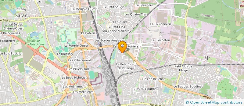 localisation de l'entreprise MONSIEUR SYLVAIN LEDRU à SARAN