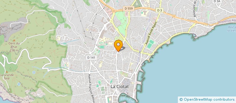 localisation de l'entreprise MONSIEUR SYLVAIN LEDUC à LA CIOTAT
