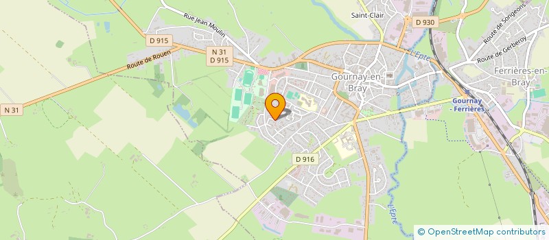 localisation de l'entreprise MONSIEUR SYLVAIN LEFEBVRE  GOURNAY-EN-BRAY