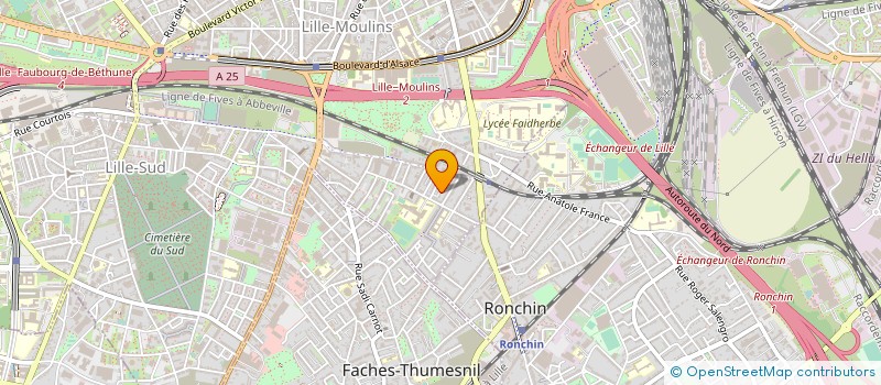localisation de l'entreprise MONSIEUR SYLVAIN LEFEBVRE à LILLE