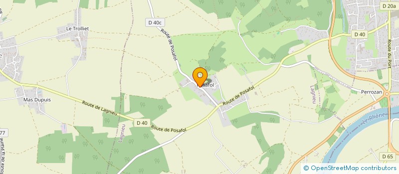 localisation de l'entreprise MONSIEUR SYLVAIN LEFEVRE  LAGNIEU