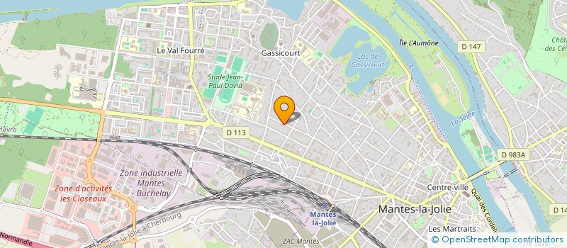 localisation de l'entreprise MONSIEUR SYLVAIN LEFEVRE  MANTES-LA-JOLIE