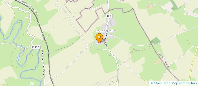 localisation de l'entreprise MONSIEUR SYLVAIN LEFORESTIER  DOUDEAUVILLE