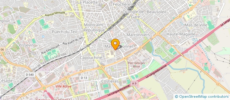 localisation de l'entreprise MONSIEUR SYLVAIN LEFORESTIER  NIMES