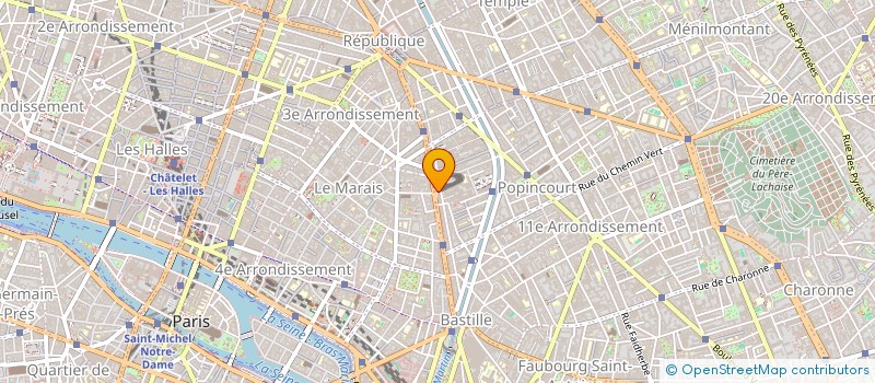 localisation de l'entreprise MONSIEUR SYLVAIN LEFORT  PARIS