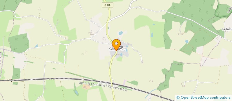 localisation de l'entreprise MONSIEUR SYLVAIN LEGER  COUETRON-AU-PERCHE