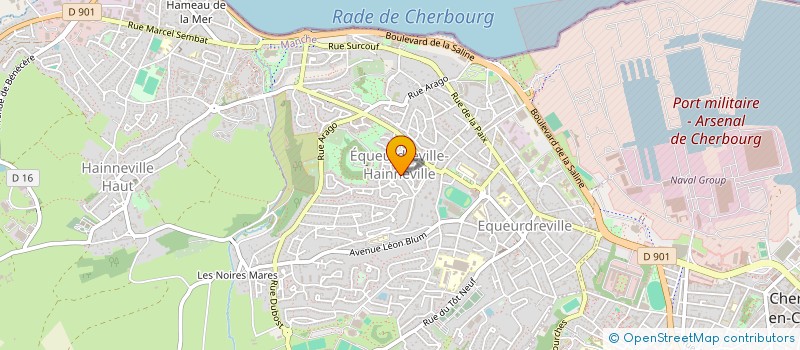 localisation de l'entreprise MONSIEUR SYLVAIN LEGUERRIER à CHERBOURG-EN-COTENTIN