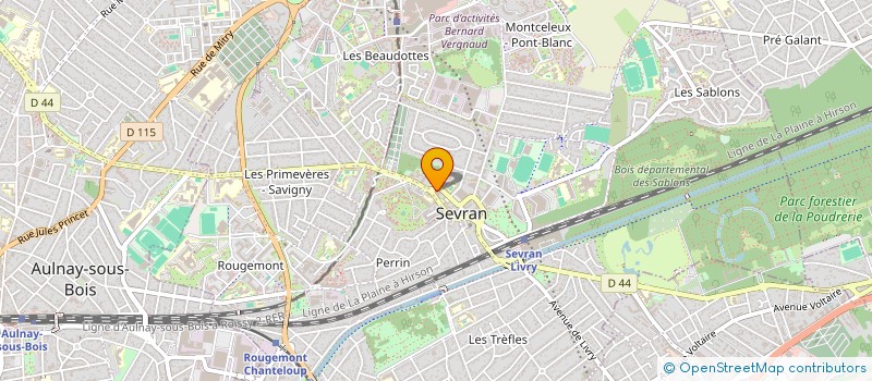 localisation de l'entreprise MONSIEUR SYLVAIN LEMAIRE à SEVRAN