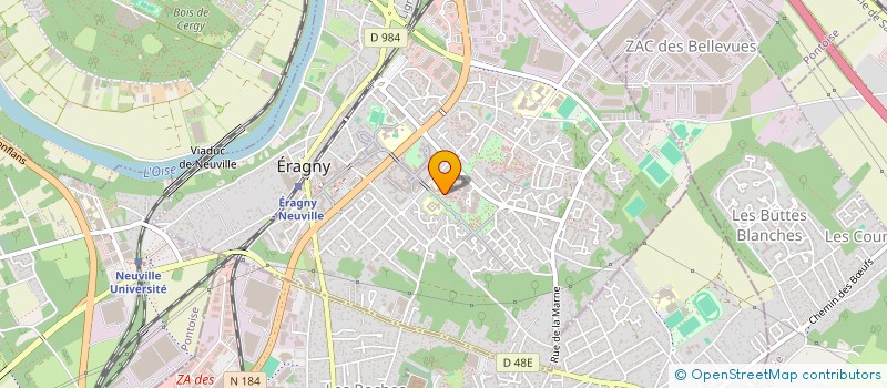 localisation de l'entreprise MONSIEUR SYLVAIN LEMAIRE  ERAGNY