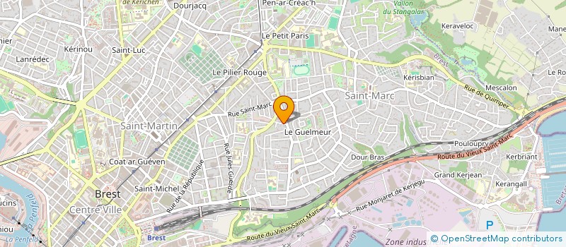 localisation de l'entreprise MONSIEUR SYLVAIN LEMAITRE à BREST
