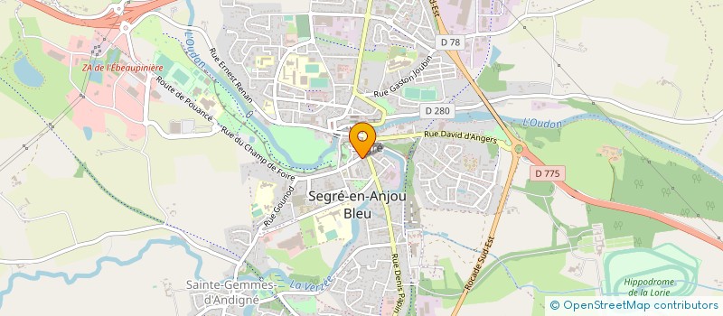 localisation de l'entreprise MONSIEUR SYLVAIN LEMENAND à SEGRE-EN-ANJOU BLEU