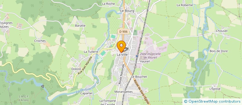 localisation de l'entreprise MONSIEUR SYLVAIN LEMOINE  ARLANC