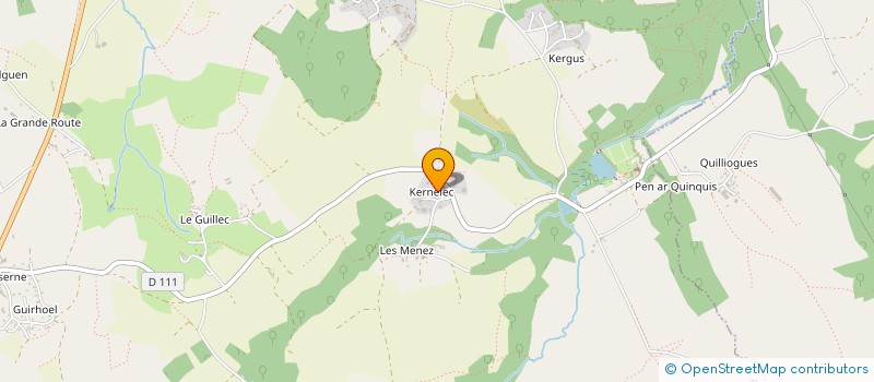 localisation de l'entreprise MONSIEUR SYLVAIN LENOBLE  PLOUNEOUR-MENEZ