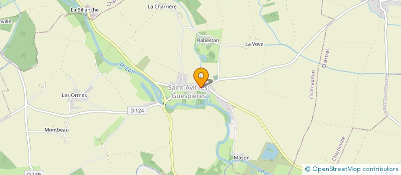 localisation de l'entreprise MONSIEUR SYLVAIN LENORMAND à SAINT-AVIT-LES-GUESPIERES