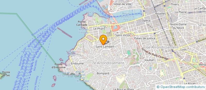 localisation de l'entreprise MONSIEUR SYLVAIN LENTREMY à MARSEILLE
