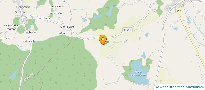 localisation de l'entreprise MONSIEUR SYLVAIN LEPLE  VIMARTIN-SUR-ORTHE