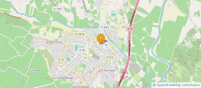 localisation de l'entreprise MONSIEUR SYLVAIN LEPOLARD à PEZENAS