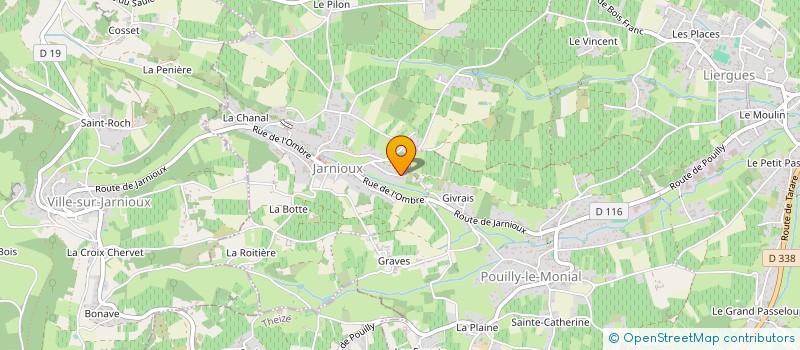 localisation de l'entreprise MONSIEUR SYLVAIN LEPOUTRE à PORTE-DES-PIERRES-DOREES