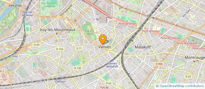 localisation de l'entreprise MONSIEUR SYLVAIN LEROUVILLOIS à VANVES