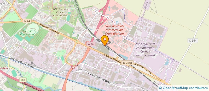 localisation de l'entreprise MONSIEUR SYLVAIN LEROY à REIMS