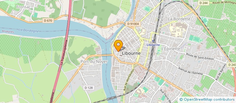 localisation de l'entreprise MONSIEUR SYLVAIN LESHAURIES  LIBOURNE