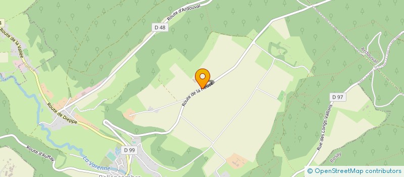 localisation de l'entreprise MONSIEUR SYLVAIN LESUEUR  BELLENCOMBRE