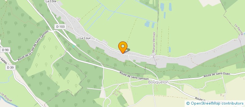 localisation de l'entreprise MONSIEUR SYLVAIN LEVEQUE  LE-MARAIS-VERNIER